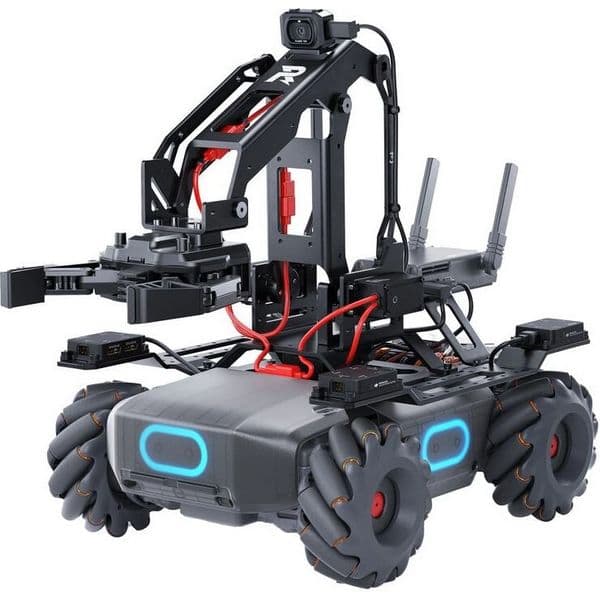 Автономный робот манипулятор с колесами всенаправленного движения DJI Robomaster EP