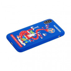 Чехол-накладка TPU Deppa D-103962 ЧМ по футболу FIFA™ Samara для iPhone XS/ X (5.8