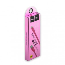 USB дата-кабель Hoco X9 High speed Lightning (1.0 м) Розовый