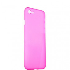 Чехол-накладка супертонкая для iPhone SE (2020г.)/ 8/ 7 (4.7) 0.3mm пластик в техпаке Розовый матовый