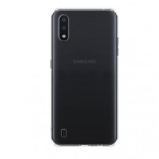 Чехол-накладка силикон Deppa Gel Case D-87439 для Samsung A01 (2020) 0.6мм Прозрачный