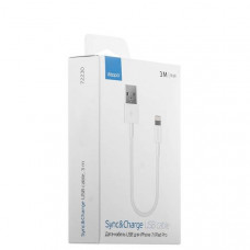USB дата-кабель Deppa D-72230 8-pin Lightning 3м Белый