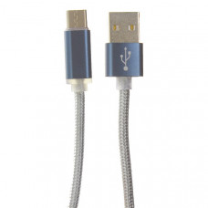 USB дата-кабель COTEetCI M20 TYPE-C Nylon CS2128-GC (1.2m) Графитовый