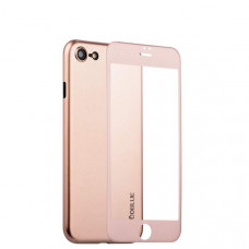 Чехол-накладка супертонкая Coblue Slim Series PP Case & Glass (2в1) для iPhone SE (2020г.)/ 8/ 7 (4.7) Розовый