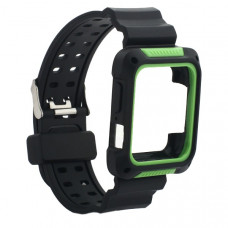 Ремешок COTEetCI W39 Integrated Movement Band (WH5267-BG) для Apple Watch 40мм/ 38мм 42мм Черно-Зеленый