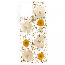 Чехол-накладка пластиковая K-Doo Flowers TPU+Dried Flowers+Lucite для Iphone 11 Pro Max (6.5