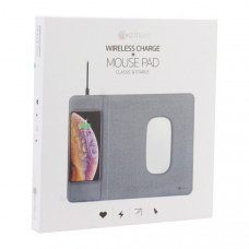 Беспроводное зарядное устройство - коврик COTEetCI Wireless Fast Charger для Apple iPhone & Mouse Pad (CS5186-BK) Черный