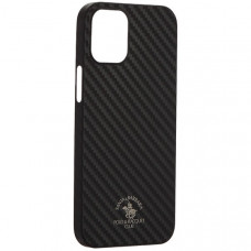 Накладка карбоновая Santa Barbara Polo&Racquet Club Carbon Series для iPhone 12 mini (5.4