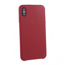 Чехол-накладка кожаная Leather Case для iPhone XS Max (6.5
