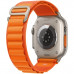 Apple Watch Ultra GPS + Cellular, 49mm Titanium Case with Orange Alpine Loop (оранжевый)