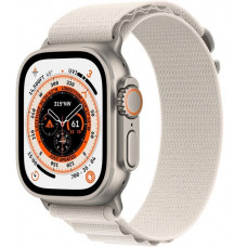 Apple Watch Ultra GPS + Cellular, 49mm Titanium Case with Starlight Alpine Loop (сияющая звезда)