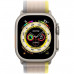 Apple Watch Ultra GPS + Cellular, 49mm Titanium Case with Yellow/Beige Trail Loop (желтый/бежевый)