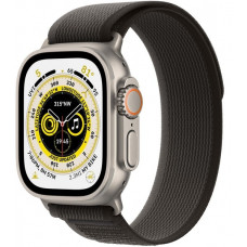 Apple Watch Ultra GPS + Cellular, 49mm Titanium Case with Black/Gray Trail Loop (черный/серый)