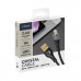 USB дата-кабель Deppa Crystal USB - Lightning D-72501 (1м) Черный