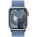 Apple Watch Series 9 GPS 41mm Silver Aluminium Sport Loop (серебристый/синий)
