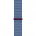 Apple Watch Series 9 GPS 45mm Silver Aluminium Sport Loop (серебристый/синий)