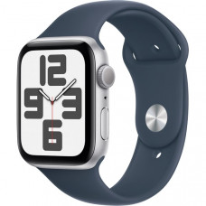 Apple Watch SE 2023 GPS 44mm S/M/L Silver Aluminium/Blue (серебристый/синий)