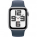 Apple Watch SE 2023 GPS 40mm S/M/L Silver Aluminium/Blue (серебристый/синий)