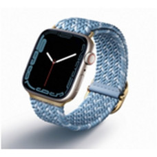 Ремешок плетеный Uniq ASPEN DE для Apple Watch 41/40/38, цвет голубой (41MM-ASPDECBLU)