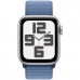 Apple Watch SE 2023 GPS 40mm Silver Aluminium Sport Loop (серебристый/синий)