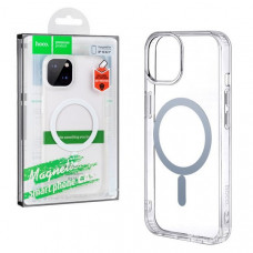 Чехол силиконовый Hoco Magnetic series airbag anti-fall protective shell для iPhone 15 Pro (6.1