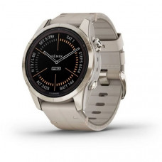 Garmin Fenix 7S Pro Sapphire Solar Soft Gold Limestone Leather (010-02776-30)