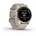 Garmin Fenix 7S Pro Sapphire Solar Soft Gold Limestone Leather (010-02776-30)