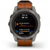 Garmin Fenix 7 Pro Sapphire Solar Titanium Grey Brown (010-02777-30)