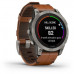 Garmin Fenix 7 Pro Sapphire Solar Titanium Grey Brown (010-02777-30)