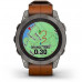 Garmin Fenix 7 Pro Sapphire Solar Titanium Grey Brown (010-02777-30)