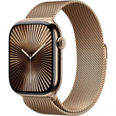 Apple Watch Series 10 GPS + Cellular 46mm Gold Titanium Milanese Loop