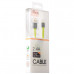 Дата-кабель USB iBacks High-speed Cable with Apple Lightning Connector-Speeder Series (1.0 м) - (ip60259) Green/ Gray