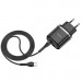 Адаптер питания Hoco N4 Aspiring dual port charger с кабелем Type-C (2USB: 5V max 2.4A) Черный