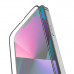 Стекло защитное Hoco Nano 3D A12 Plus узкие силиконовые рамки для iPhone 14 Pro (6.1