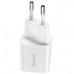 Адаптер питания Hoco N10 Starter single port PD20W+QC3.0 charger (USB-C: 5V max 3.1A/ 20Вт) Белый
