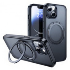 Чехол пластиковый Hoco AS1 Rotating magnetic case для iPhone 15 Plus (6.7