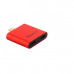 Аудио-переходник Baseus L39 IP To Double IP Socket Adapter 2-1 INTERFACE (2 порта Lightning) Красный