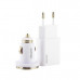 Набор Deppa Ultra MFI D-11150: АЗУ+СЗУ 1А, дата-кабель 8-pin Lightning для Apple 1.2 м, Белый