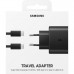 Сетевое зарядное устройство Samsung EP-TA845 45W Type-C Black с кабелем