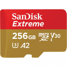 Флэш-карта MicroSDXC Sandisk Extreme 256Gb High speed 190/130