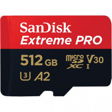 Флэш-карта MicroSDXC Sandisk Extreme Pro 512gb High speed 200/140