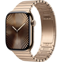 Apple Watch Series 10 GPS + Cellular 46mm Gold Titanium Link Bracelet