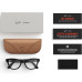 Ray-Ban Skyler Shiny Black/ Clear M/L