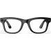 Ray-Ban Wayfarer Shiny Black/ Clear M/L