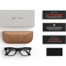 Ray-Ban Wayfarer Shiny Black/ Clear M/L