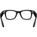 Ray-Ban Wayfarer Shiny Black/ Clear M/L