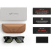 Ray-Ban Wayfarer Shiny Black/ Green M/L