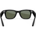Ray-Ban Wayfarer Shiny Black/ Green M/L