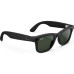 Ray-Ban Wayfarer Matte Black/ Clear to Graphite Green Transitions M/L