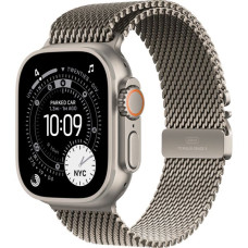 Apple Watch Ultra 3, 49 mm, S/M/L Natural Titanium Milanese Loop